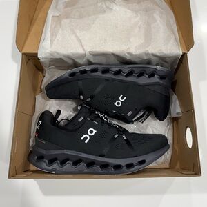 On Running Women Black and Gray Sneakers